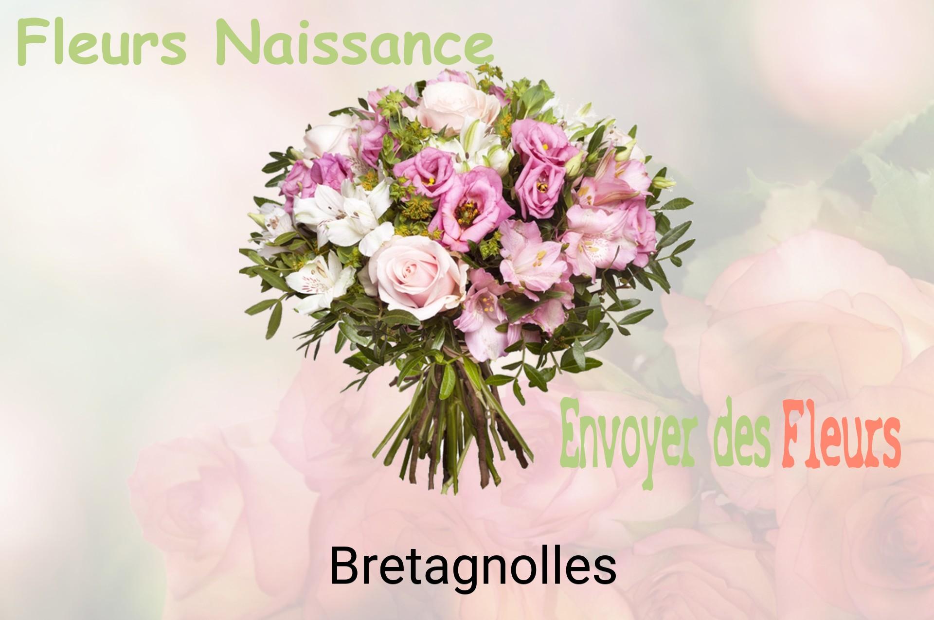 Bouquet de fleurs de naissance livré à Bretagnolles